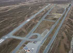 Runway - overhead view